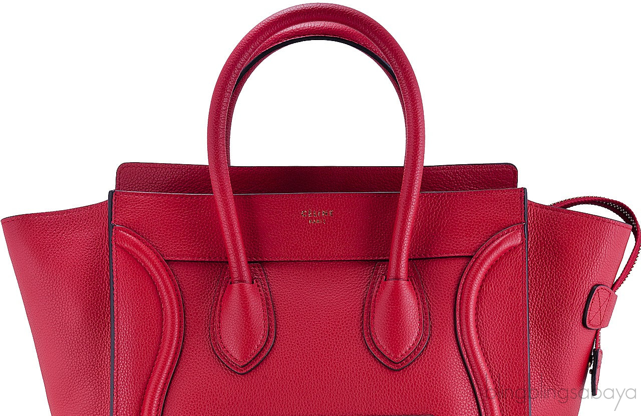 Mini Luggage Coquelicot Red
