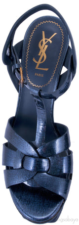 Navy Blue Patent Leather Tribute