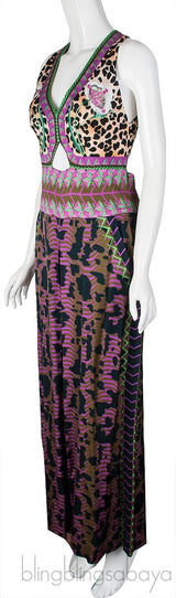 Multi-color Print Jumpsuit