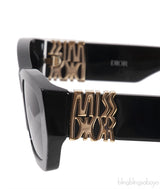 MissDior S11 Black Rectangular Sunglasses