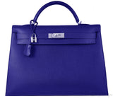 Kelly 40 Iris Sellier Epsom PHW