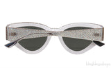 CatStyleDior 1S Silver Crystal Sunglasses