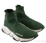 Green Speed Stretch-knit High Top Sneakers