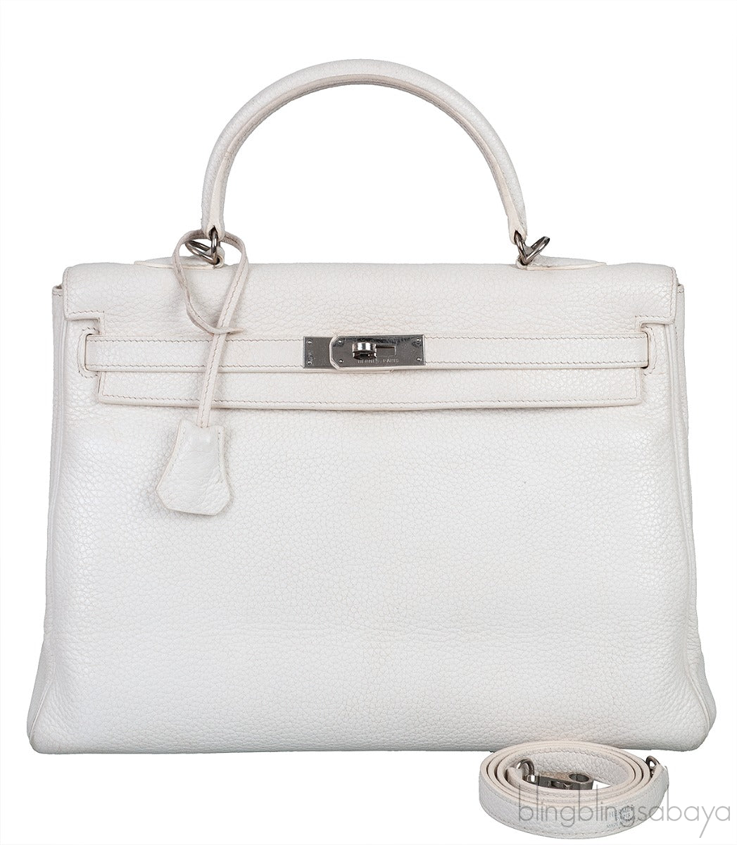 Kelly 35 White Retourne  PHW