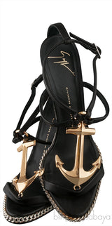 Coline Anchor Wedge Sandals