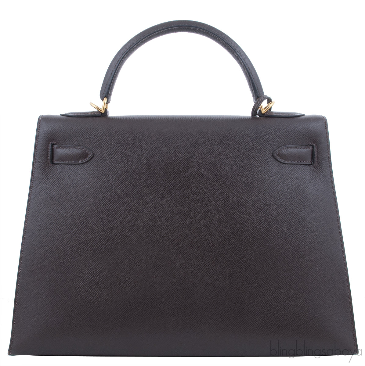 Kelly 32 Dark Brown Epsom GHW