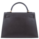 Kelly 32 Dark Brown Epsom GHW