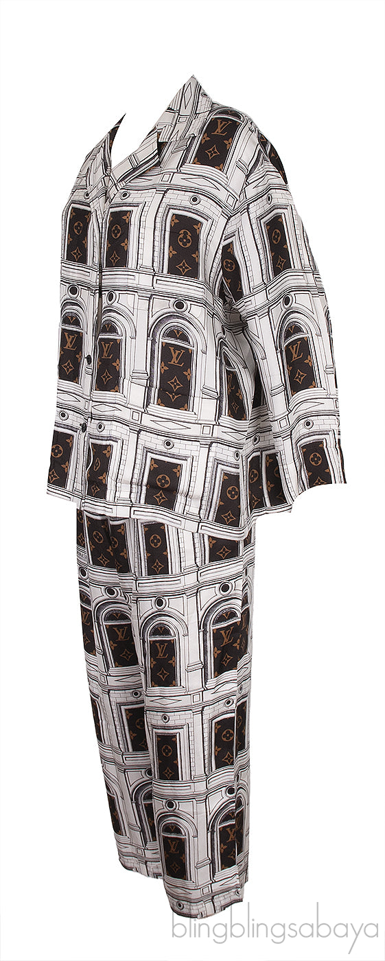 x Fornasetti Monogram Architecture Shirt and Trouser
