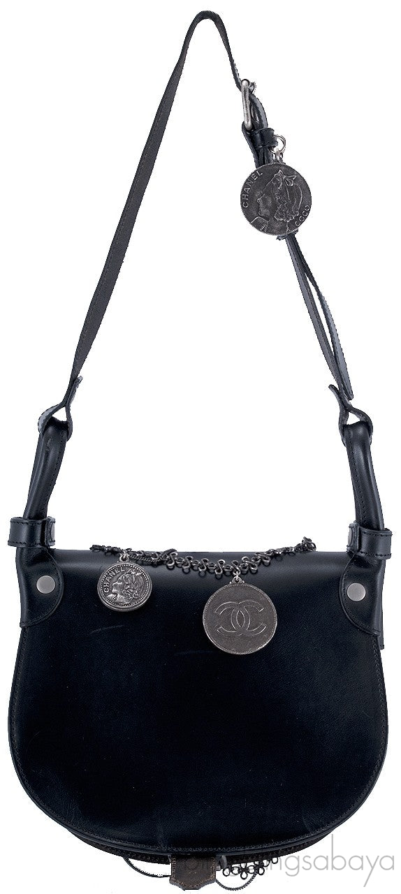 Vintage Equestrian Saddle Bag