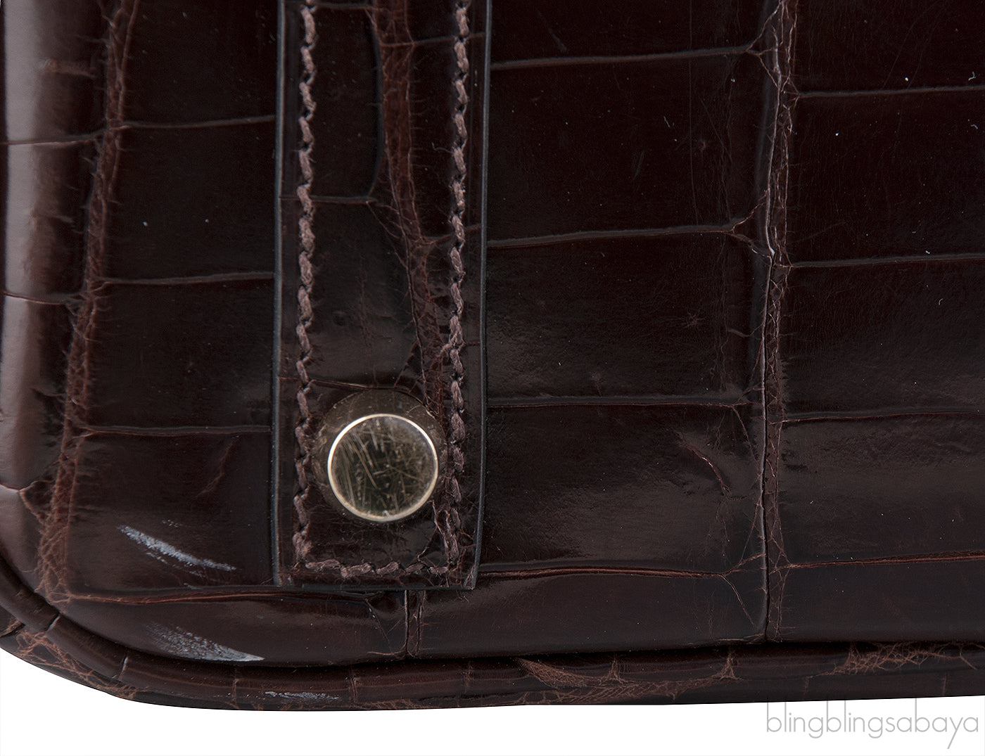 Birkin 30 Dark Brown Crocodile