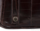 Birkin 30 Dark Brown Crocodile