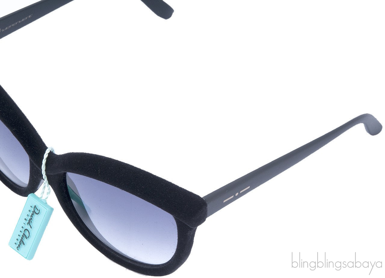 Cat Eye Velvet Sunglasses