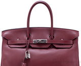Birkin 35 Rouge Ash Swift PHW