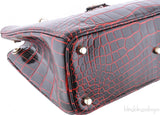 Black/Red Crocodile Diorissimo