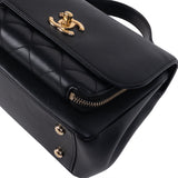 Chanel Business Affinity Black Grained Leather Bag Small