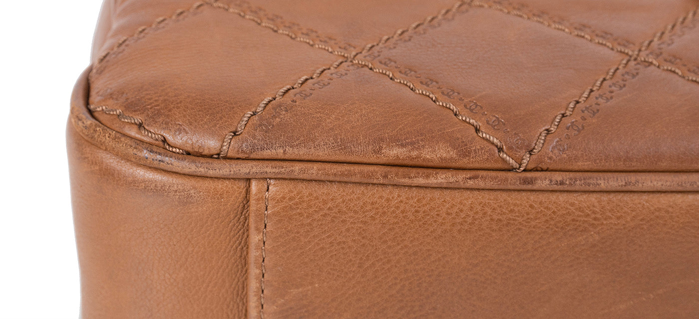 Chanel Brown Quilted Coco Sporran Shoulder Bag