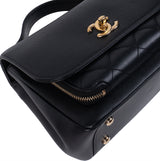 Chanel Business Affinity Black Grained Leather Bag Small