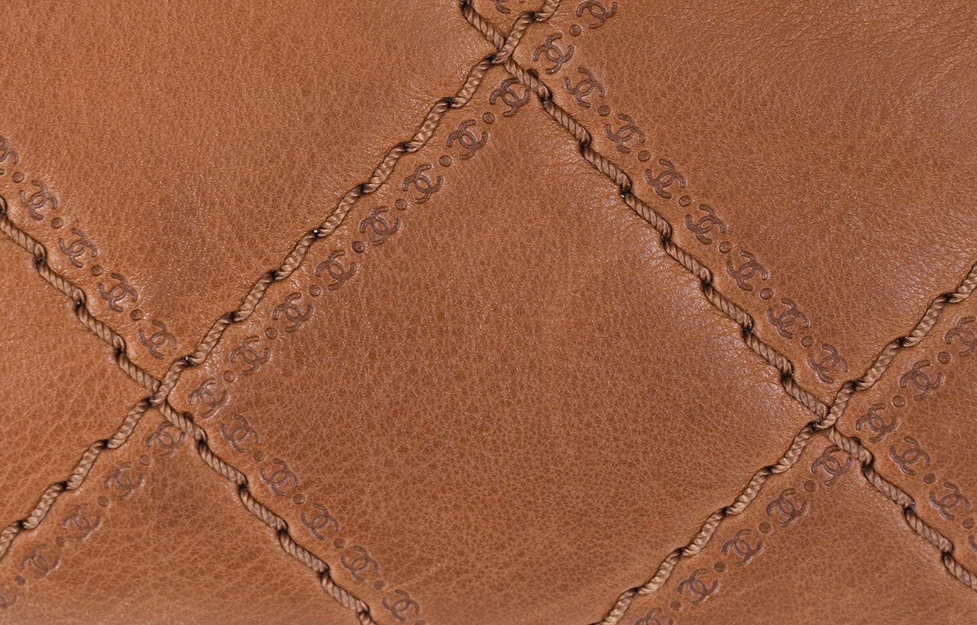 Chanel Brown Quilted Coco Sporran Shoulder Bag