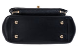 Chanel Business Affinity Black Grained Leather Bag Small