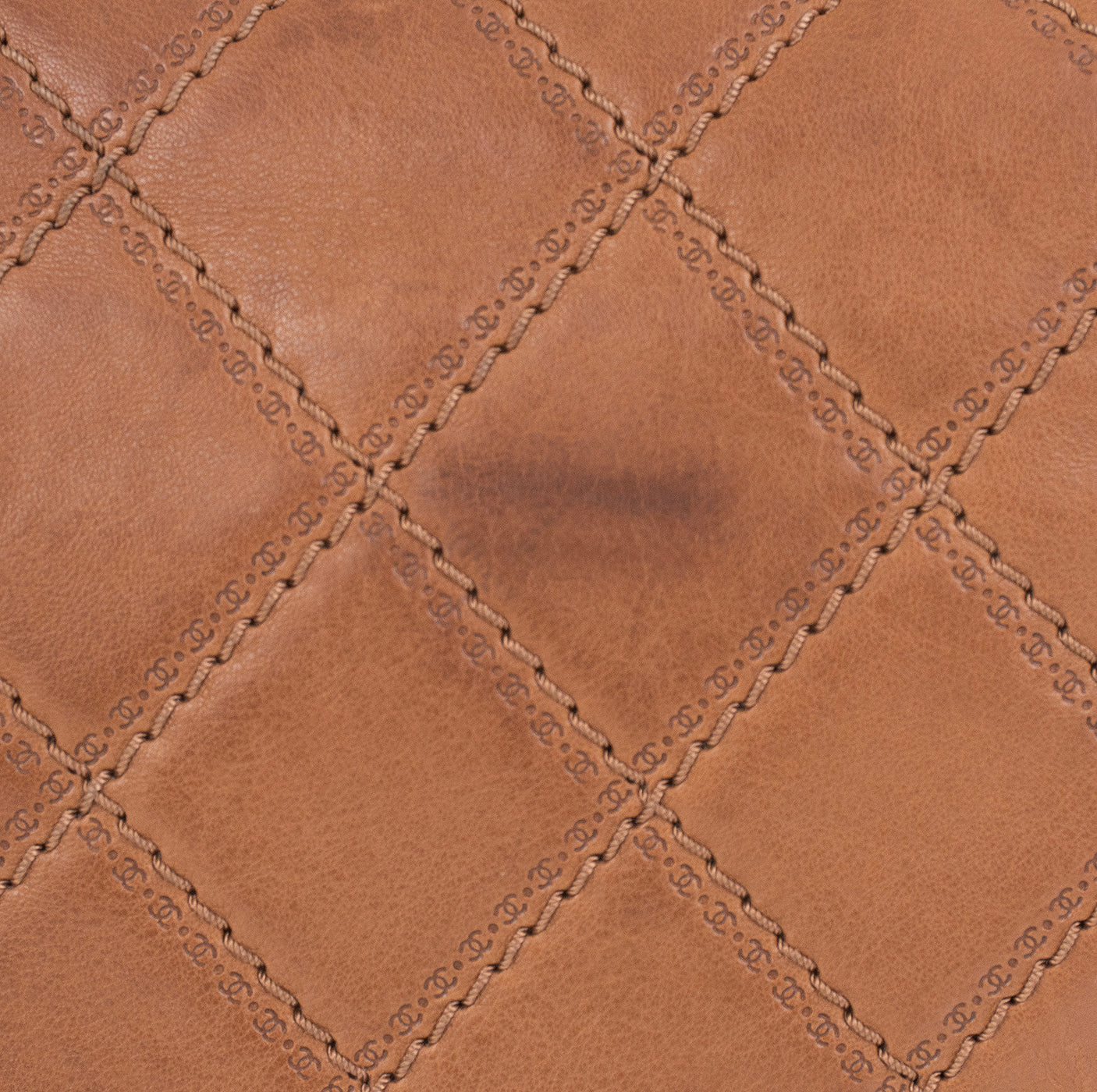 Chanel Brown Quilted Coco Sporran Shoulder Bag