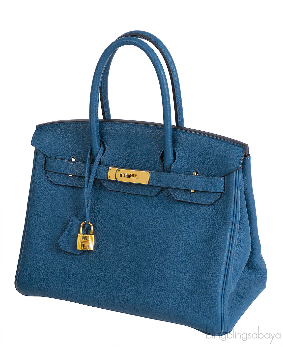 Hermes Birkin 30 Blue Cobalt Togo GHW