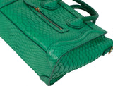 Celine Green Python Nano Luggage
