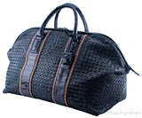 Nero Intrecciato Nappa Croco Duffle