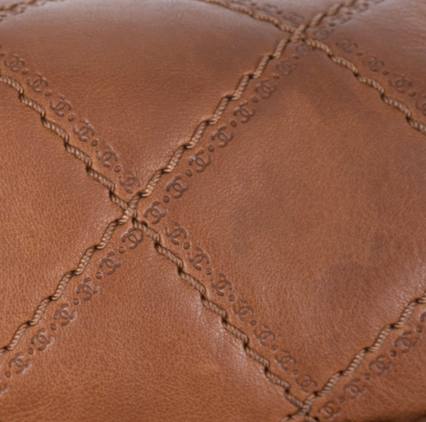 Chanel Brown Quilted Coco Sporran Shoulder Bag