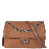 Chanel Brown Quilted Coco Sporran Shoulder Bag