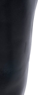 Gucci Horsebit Accent Black Leather Knee High Boots 39.5