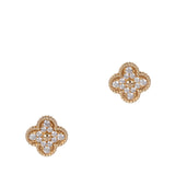 Van Cleef & Arpels Vintage Alhambra Diamond Earrings