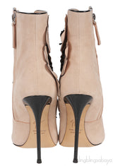 Coline Suede Floral Boots