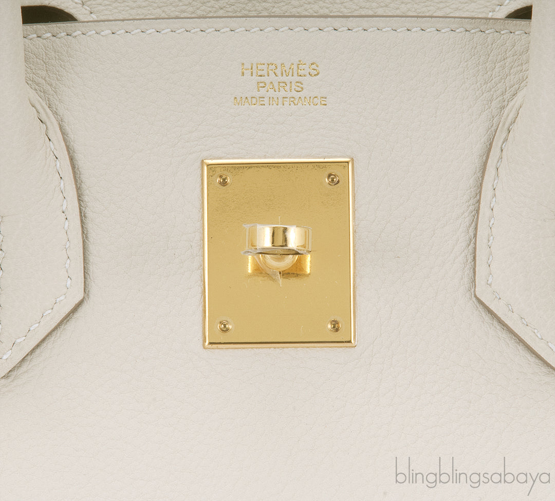 Birkin 30 Craie Togo GHW