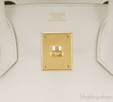 Birkin 30 Craie Togo GHW
