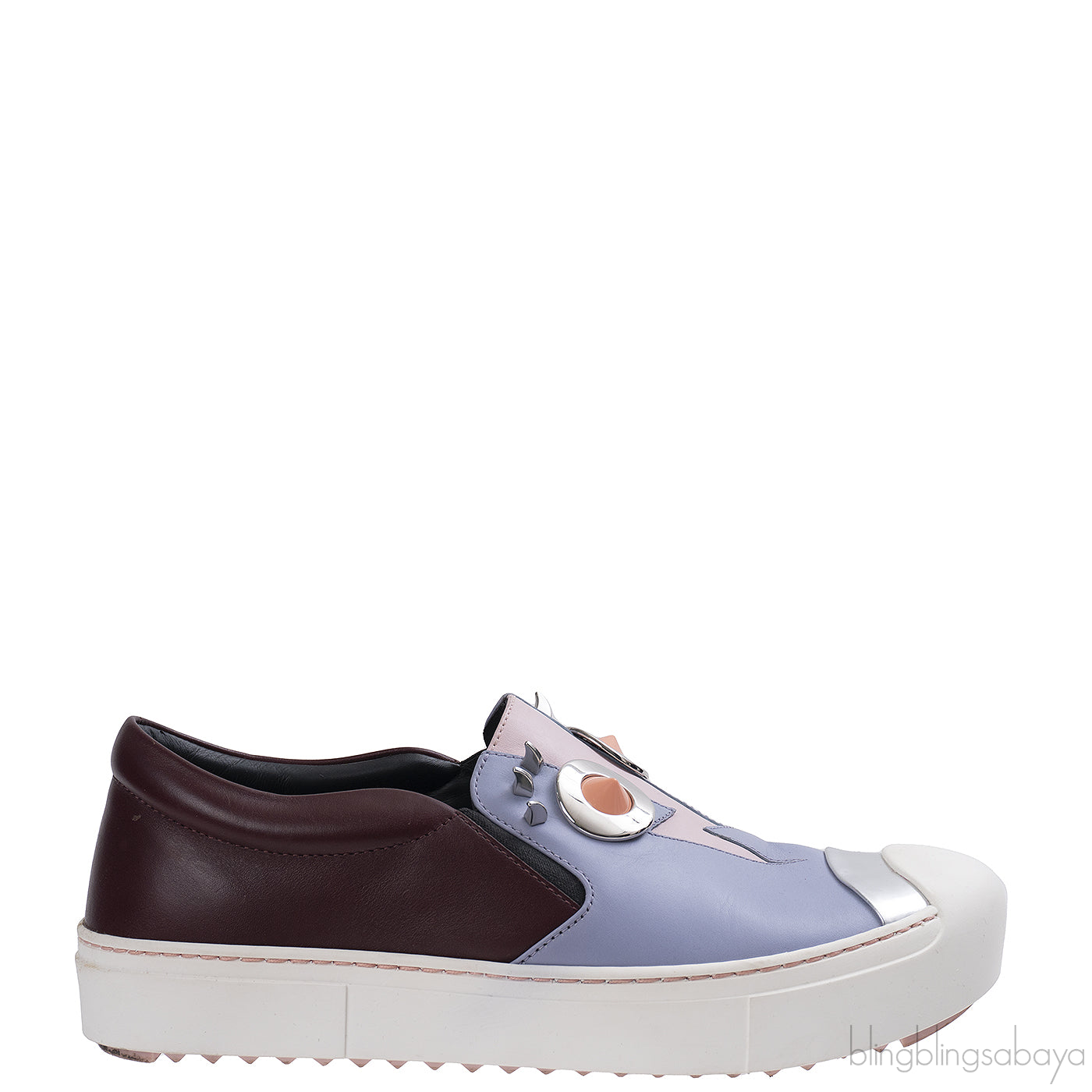 Fendi Monster Slip On Sneakers