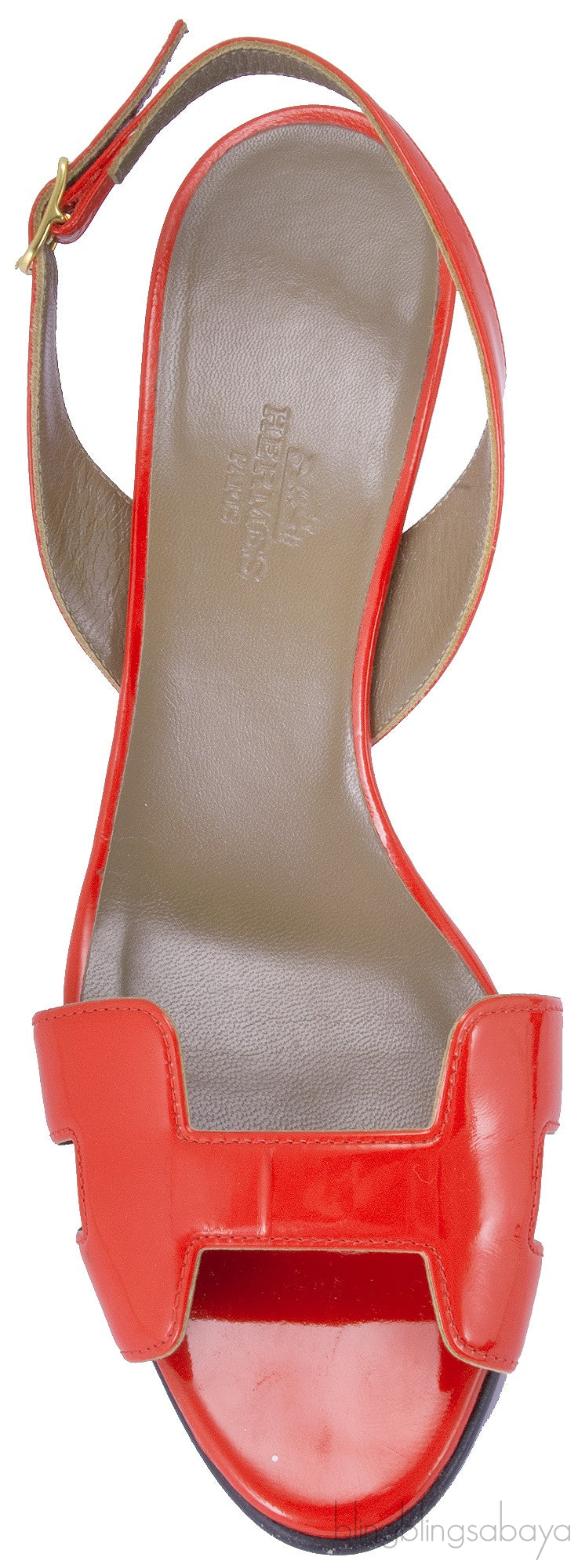 Night 70 Red Orange Slingback