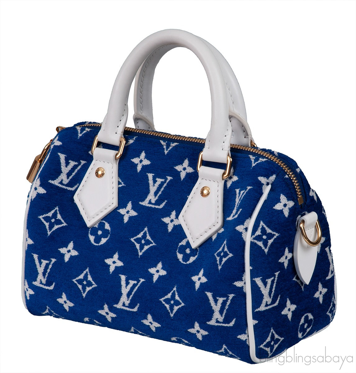 Monogram Speedy Blue Bandoulière 20