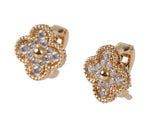 Van Cleef & Arpels Vintage Alhambra Diamond Earrings