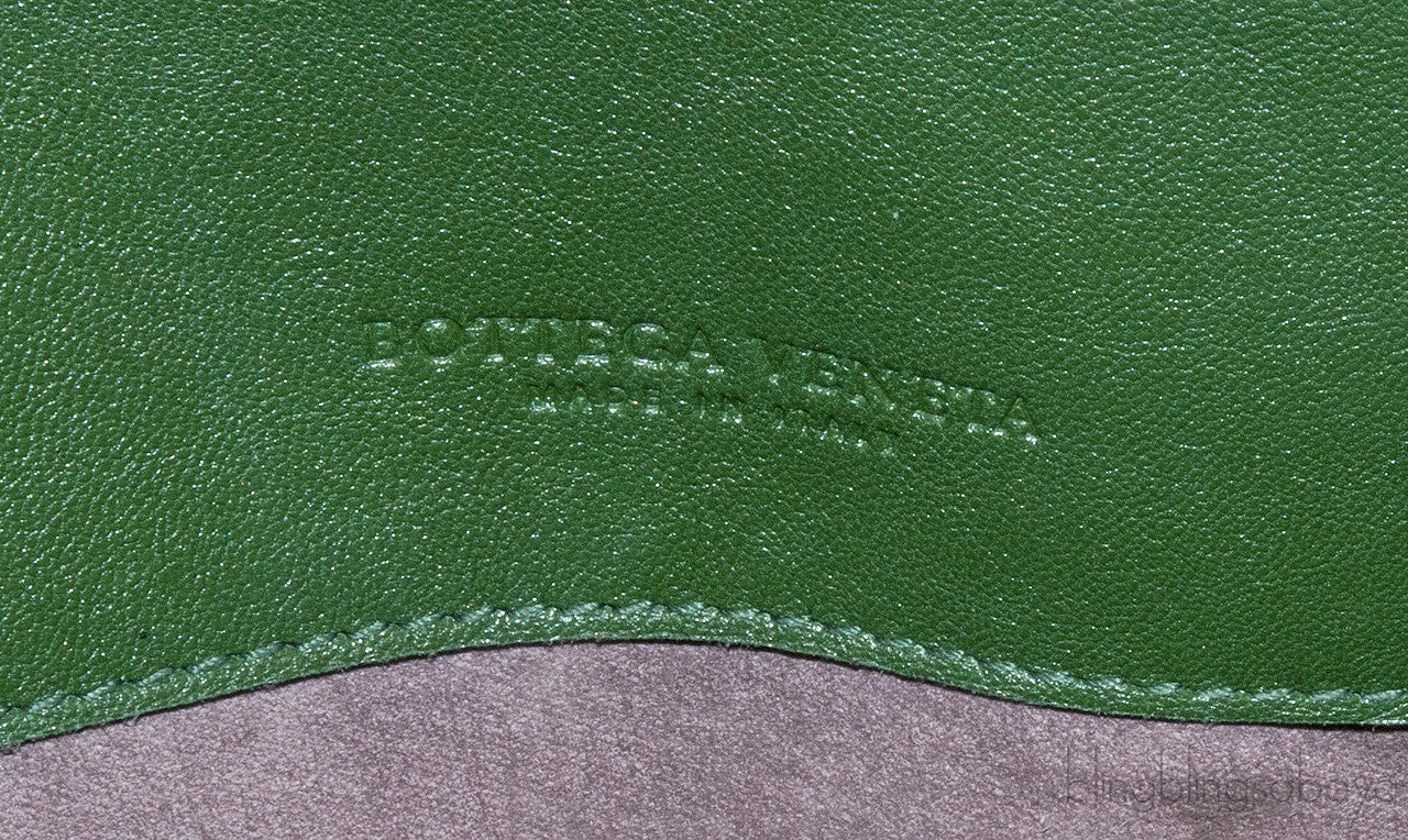 Green Intrecciato Olympia Bag