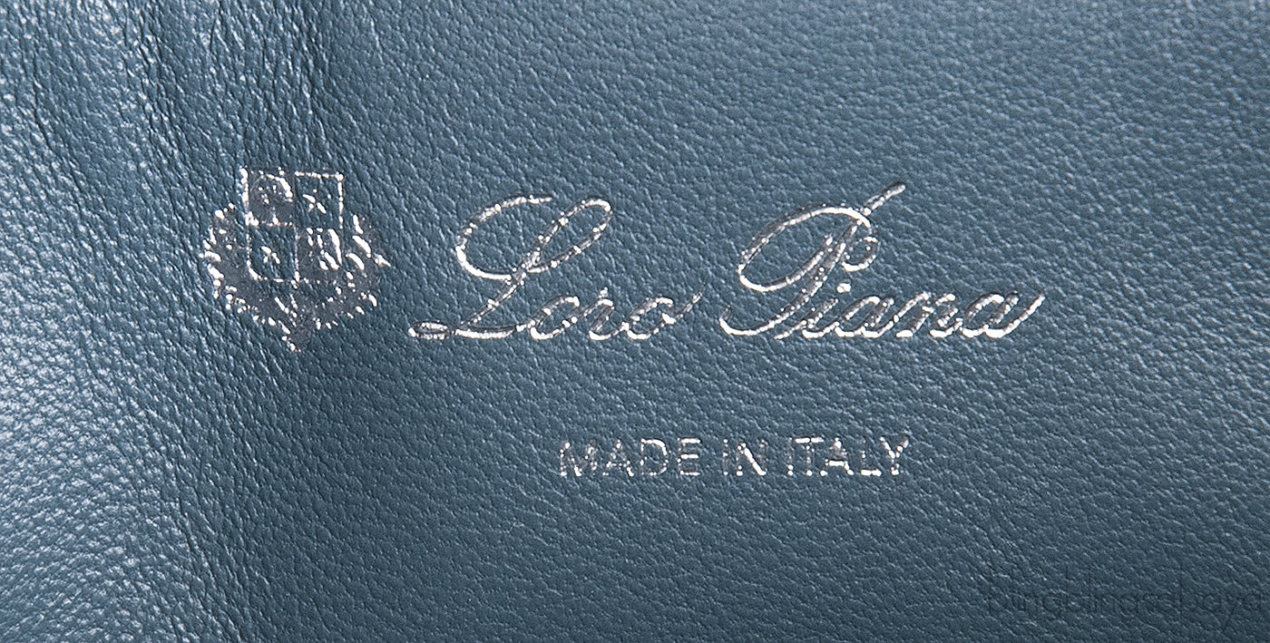 Loro Piana Forest Green Leather Handbag