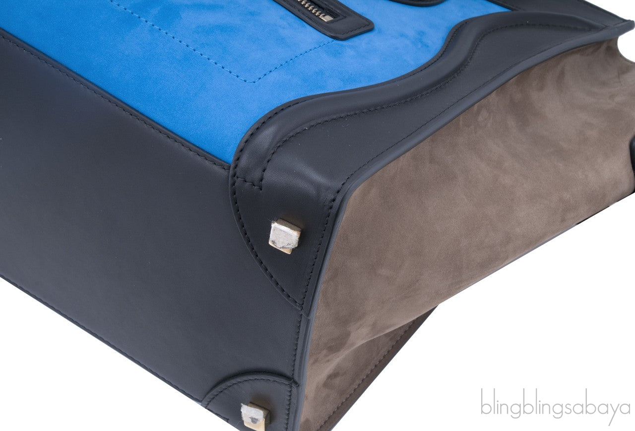 Mini Luggage Tricolor Blue