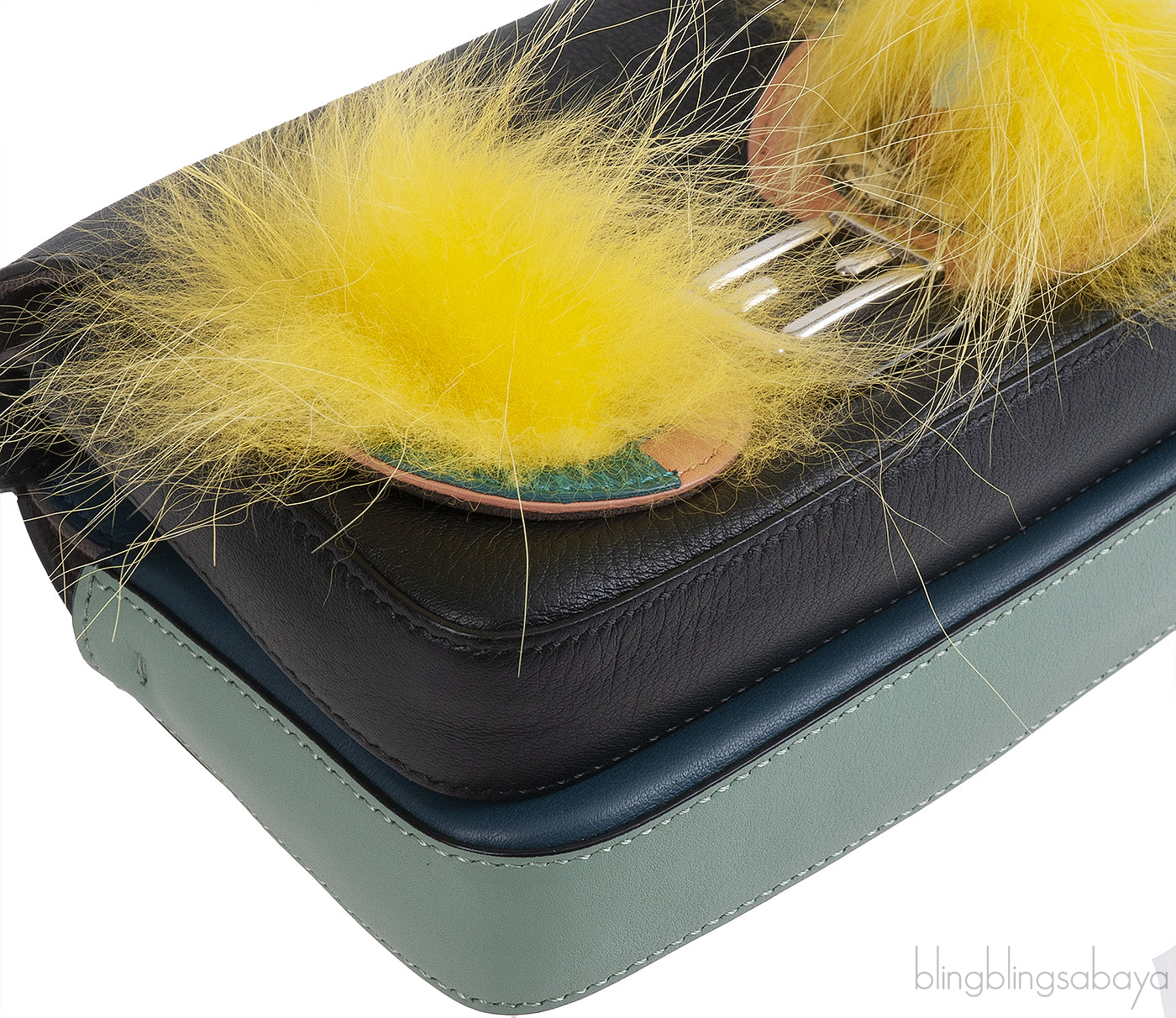 Fendi Baguette Micro Double-Sided Monster Crossbody Bag