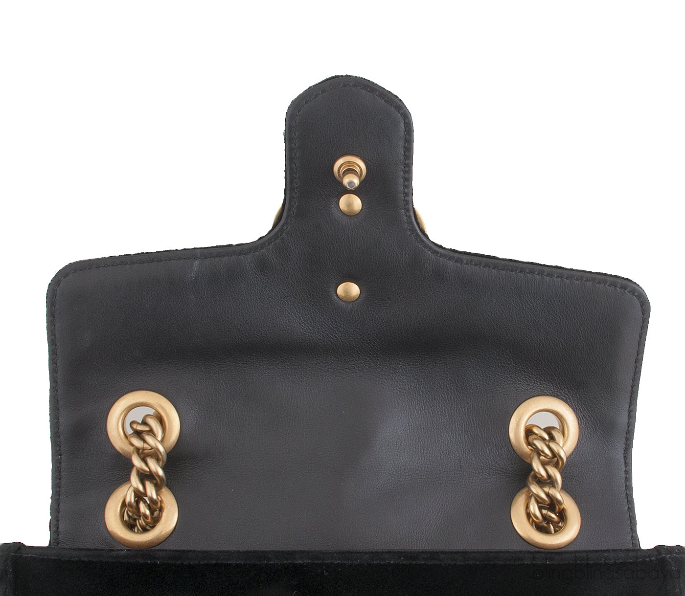 Black Marmont Velvet Mini Bag