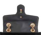 Black Marmont Velvet Mini Bag