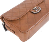 Chanel Brown Quilted Coco Sporran Shoulder Bag