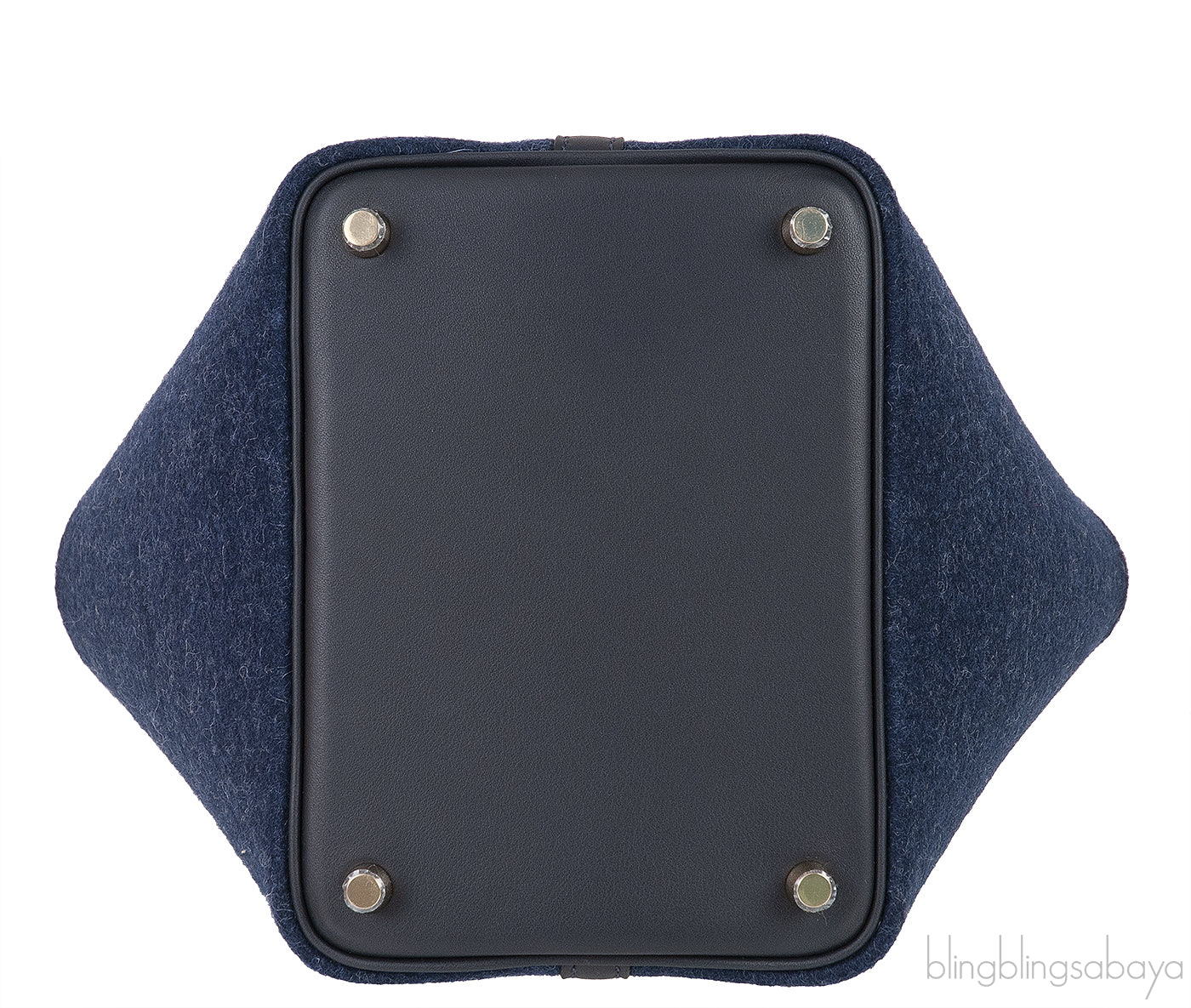 Picotin 18 Blue Nuit Feutre Wool & Black Swift GHW