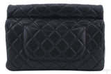 2.55 Runway Black Lambskin Clutch