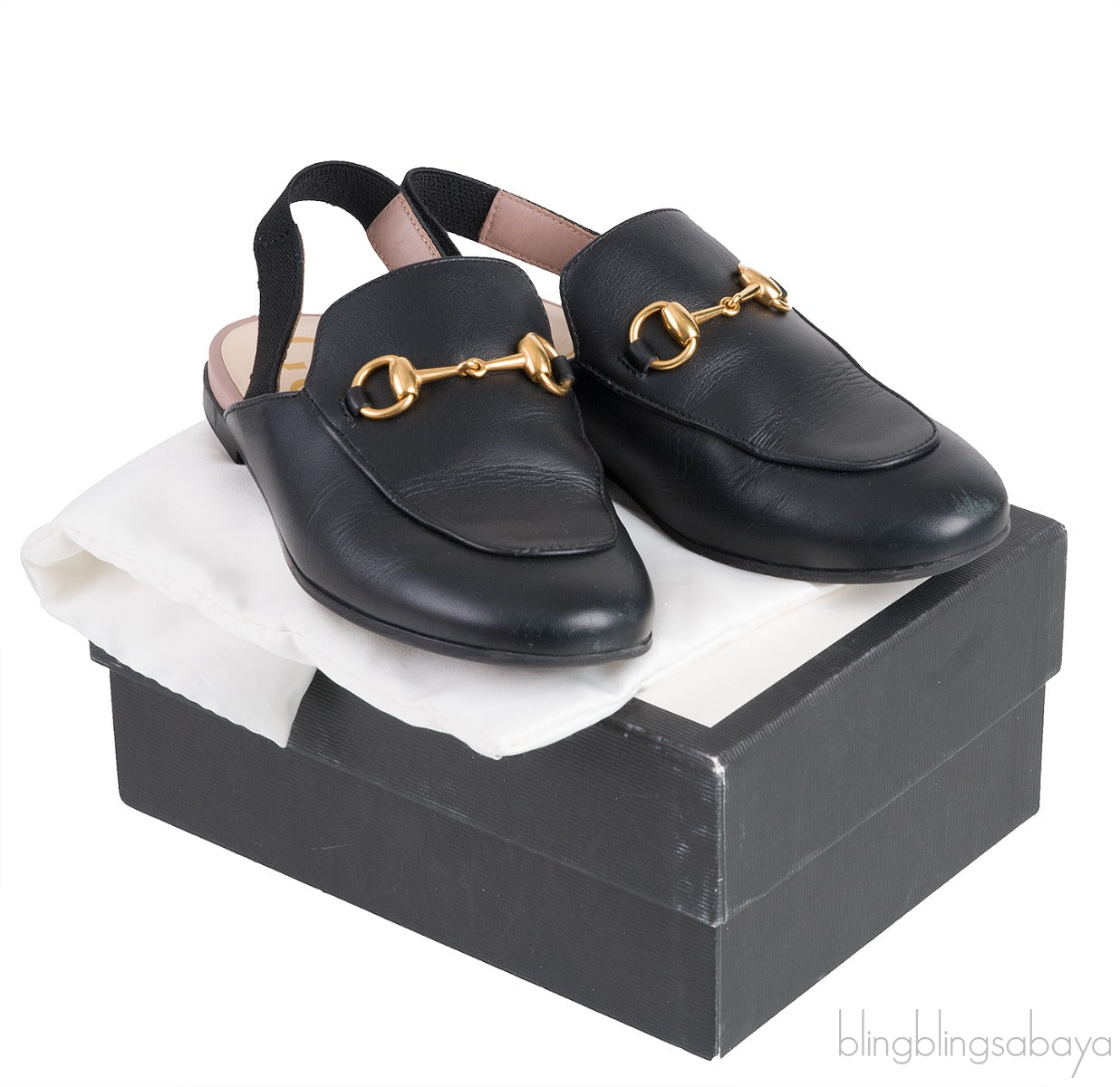 Princetown Leather Kids Slipper