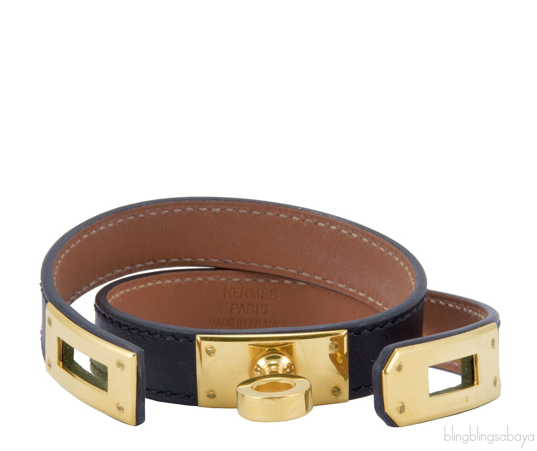 Kelly Black Double Tour Bracelet