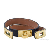Kelly Black Double Tour Bracelet